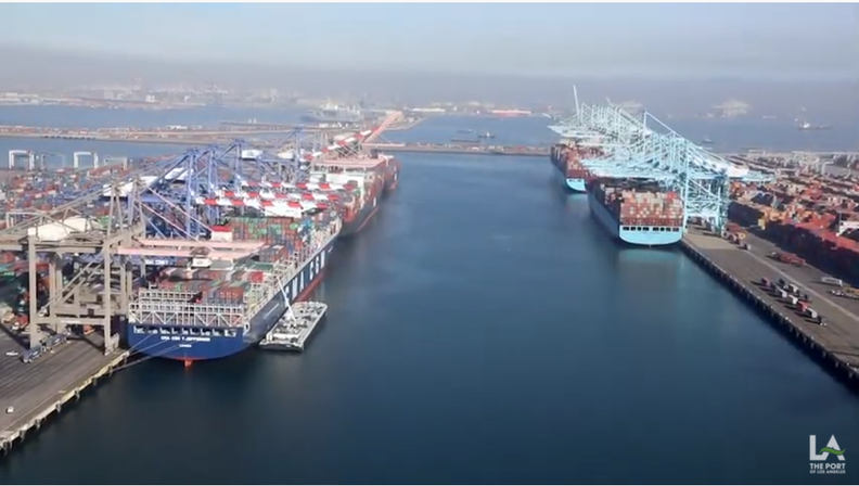 미 서안의 대표항만 중 하나인 LA항. 사진 : The Port of LA