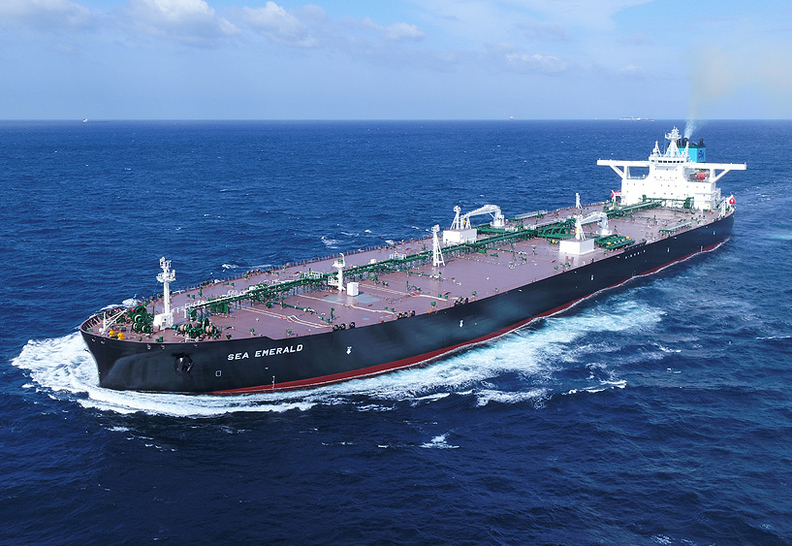 대우조선이 건조한 VLCC. 사진 : 대우조선해양