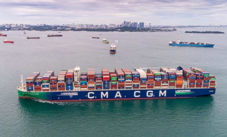 오션얼라이언스의 핵심 파트너인 CMA-CGM의 초대형 컨테이너선. 사진 : CMA CGM
