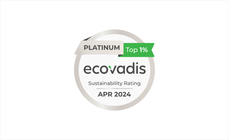 에코바디스(EcoVadis) 플래티넘(Platinum) 등급. 사진 : HMM