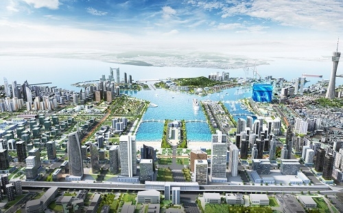 인천 제물포르네상스 프로젝트 조감도. 사진 : 인천시