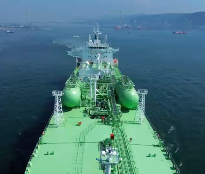 HD현대미포가 2023년 인도한 4만 cbm급 가스운반선 'Pasco Roni호'. 사진 : PascoGas