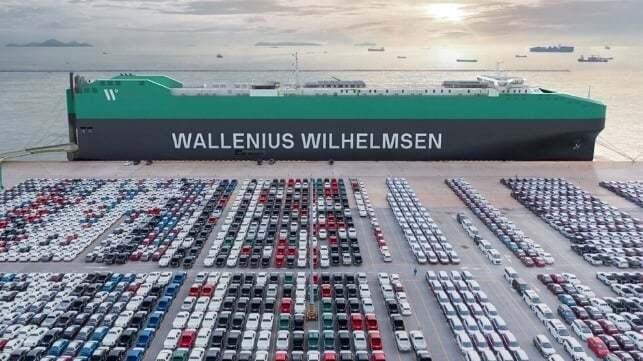 왈레니우스 윌헬름센의 PCTC. 사진 : Wallenius Wilhelmsen
