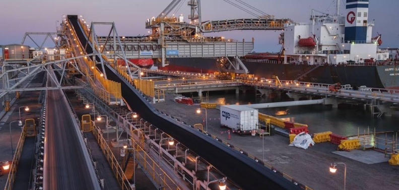 호주 뉴캐슬 석탄부두. 사진 : Newcastle Coal Infrastructure Group