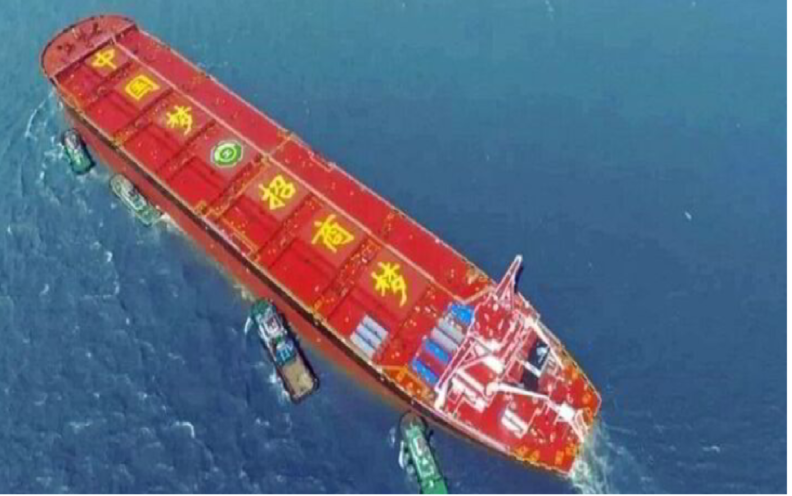 중국의 벌크선대는 세계 1위로 평가됐다. 사진은 뉴캐슬막스급 벌크선. 사진 : China Merchant Energy Shipping