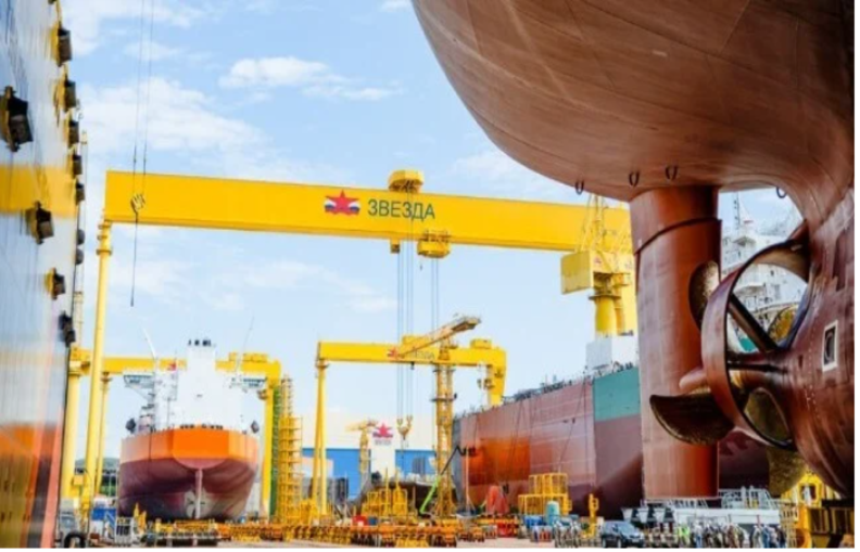 극동의 즈베즈다조선소 야드. 사진 : Zvezda Shipbuilding