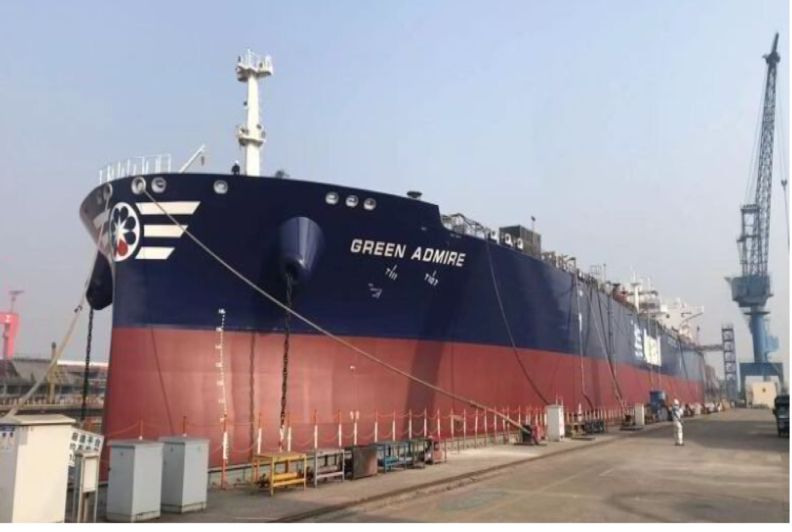 나포된 '그린 애드마이어호'. 사진 : Aegean Shipping Management