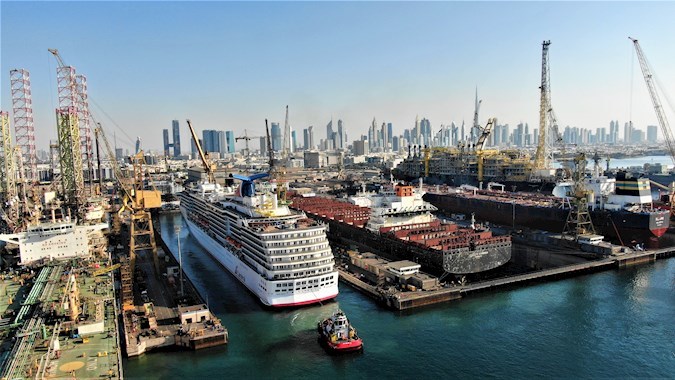 GGSA 결성을 주도한 두바이 Drydocks World의 수리조선소. 사진 : Drydocks World