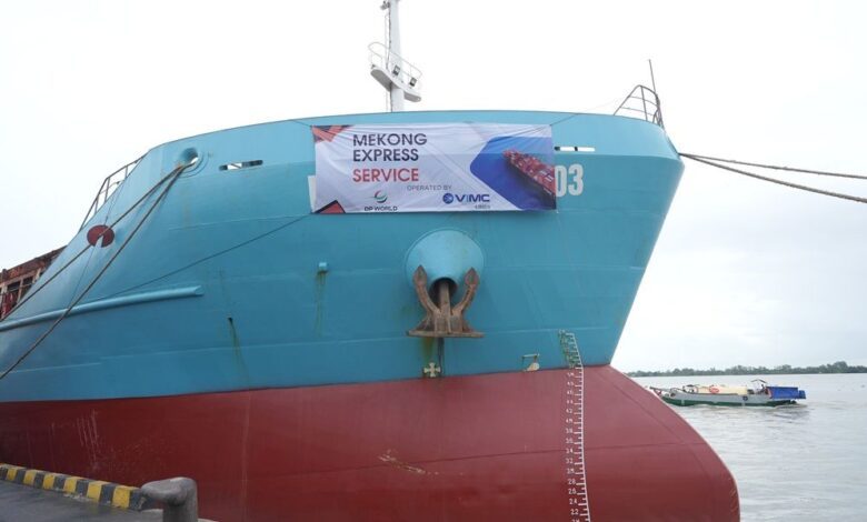 Mekong Express에 투입되는 선박. 사진 : DP World