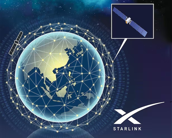 스페이스X의 스타링크 서비스 개념도. 이미지 : SpaceX