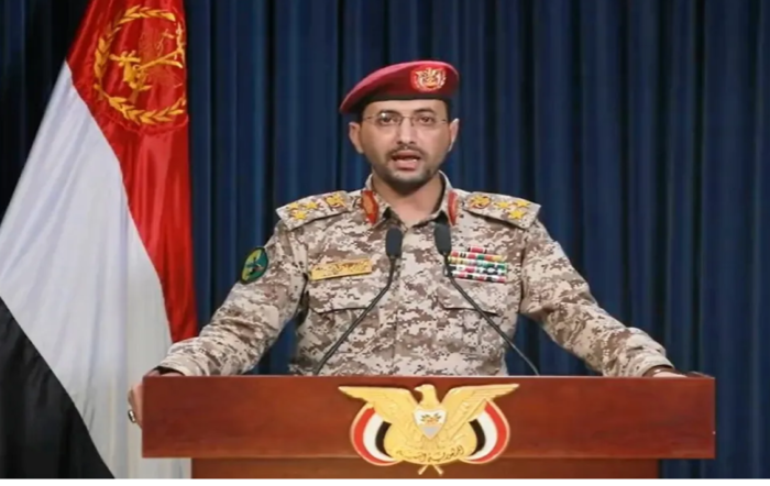 후티 반군의 Yahya Saree 대변인. 사진 : Armed Forces of Yemen