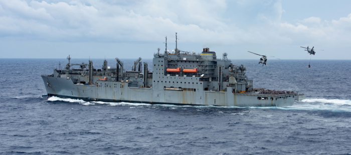 미 해군 7함대 소속 ‘USNS 앨런 셰퍼드'함. 사진 : 미 해상수송사령부