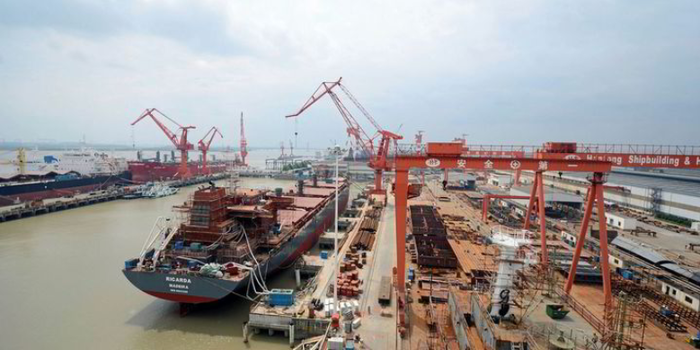 장쑤 신한통중공업 야드. 사진 : Jiangsu New Hantong Heavy Industry