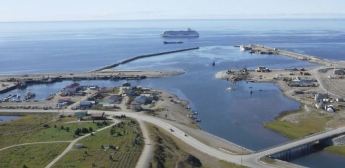 현재의 놈항 전경. 사진 : the Port of Nome