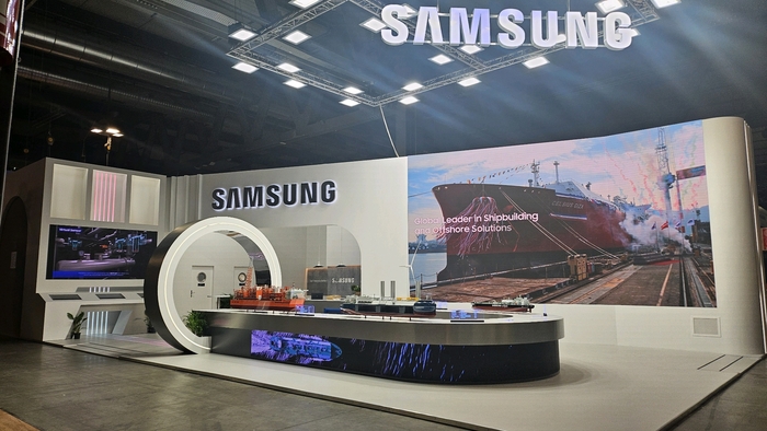 삼성중공업의 가스텍 2025 전시부스. 사진 : 삼성중공업