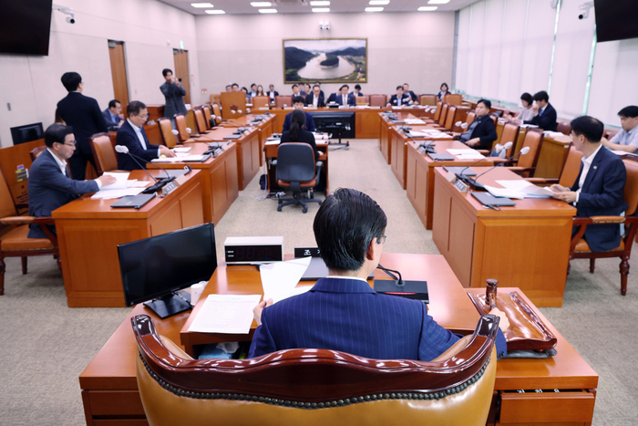 지난달 열린 국회 농림축산식품해양수산위원회 법안심사소위원회 모습.