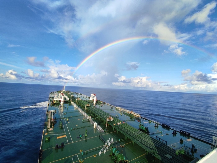 운항 중인 VLCC. 사진 : DHT홀딩스