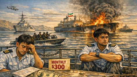 호르무즈 봉쇄…열악한 실습생 처우 부각